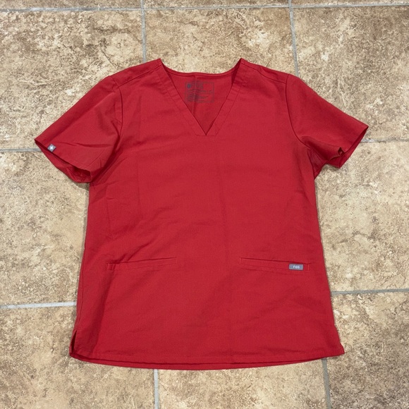 Figs Tops - Pink Figs Scrub Top